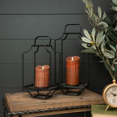 Open Cage Candle Sconce Set of 2