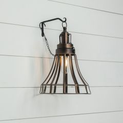 Open Cage Pendant Light With Chain