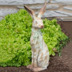Ornamental Cottage Bunny Statue Sitting