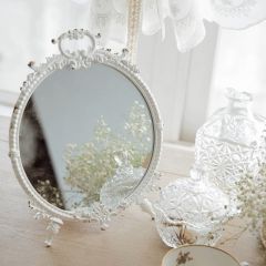 Ornate Elegance Tabletop Vanity Mirror