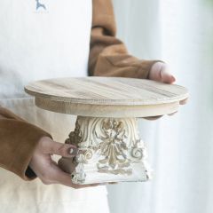 Ornate Plate Pedestal Riser