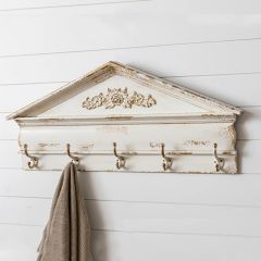 Ornate Wall Plaque With Hooks