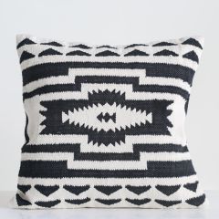 Oversized Cotton Kilim Throw Pillow