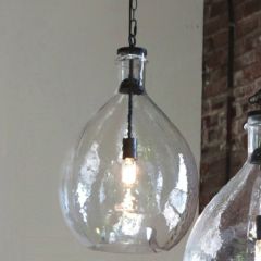 Oversized Glass Pendant Light