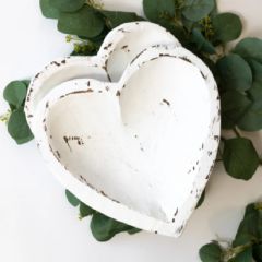 Pale Heart Dough Bowl