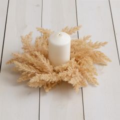 Pampas Plume Candle Ring