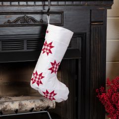 Patchwork Star Holiday Stocking