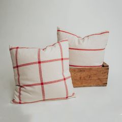 Patterned Cotton Throw Pillows Set of 2