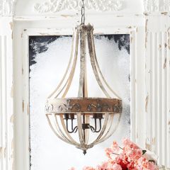 Pear Shaped Farmhouse Chandelier