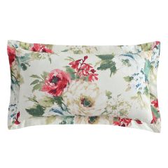 Peonies In Bloom Rectangle Accent Pillow