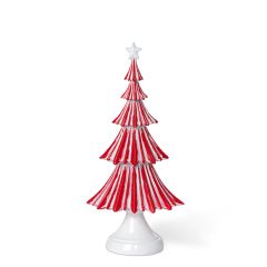 Peppermint Striped Christmas Tree 10 inch
