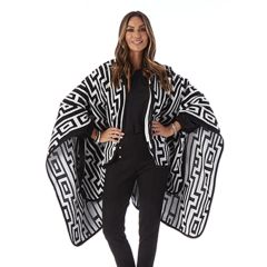 Perfectly Patterned Cape Wrap