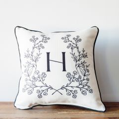 Personalized Harlow Crest Accent Pillow
