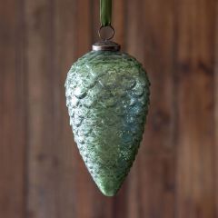 Pine Cone Mercury Glass Ornament