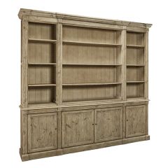 Pine Wood Grand Bookcase