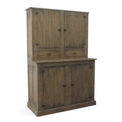 Pine Wood Kitchen Pantry Cabinet | SHIPS FREE