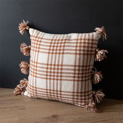 Plaid Pattern Outdoor Accent Pillow