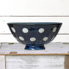 Polka Dot Stoneware Bowl