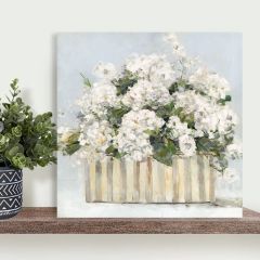 Pretty Pale Floral Wall Art