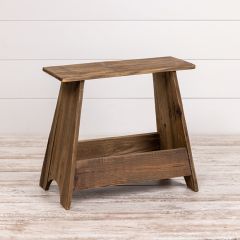Primitive Farmhouse Wooden Stool Table