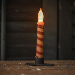 Primitive Style Stripe Taper Candle
