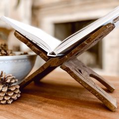 Primitive Wood Book Holder