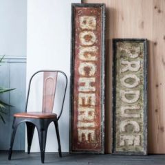 Produce Steel Sign Reproduction Wall Art