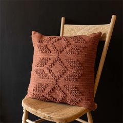 Pulled Knot Geometric Throw Pillow