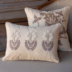 Queen Anne's Embroidered Accent Pillow