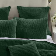 Quilted Green Euro Sham