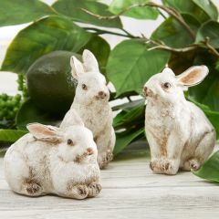 Rabbit Figurines Set of 3