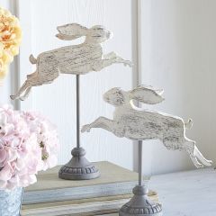 Rabbit Silhouette Display Stand Set of 2
