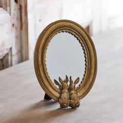 Rabbit Tabletop Mirror