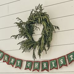 Real Touch Pine Wreath