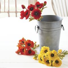 Real Touch Poppy Bouquet Set of 3