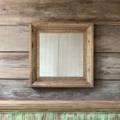 Reclaimed Frame Square Wall Mirror