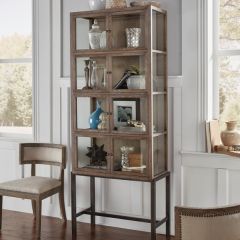 Reclaimed Oak Display Cabinet