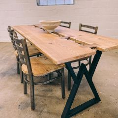 Reclaimed Pine Bow Tie Table