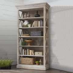 Reclaimed Pine Open Sides Bookcase