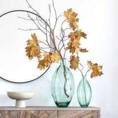 Recycled Glass Oval Vase