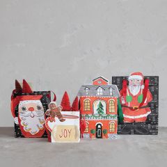 Recycled Paper Christmas Gift Bag Set of 4
