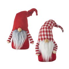 Red and White Gnome Set of 2