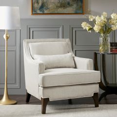Refined Elegance Upholstered Armchair