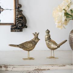Regal Bird Figurine Set of 2