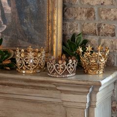 Regal Elegance Decorative King Crowns Set of 3