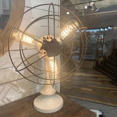 Retro Fan Style Table Lamp