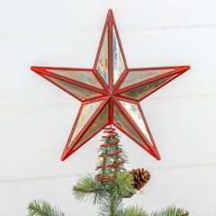 Retro Star Christmas Tree Topper