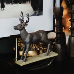 Rocking Deer Statue