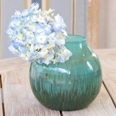 Round Glass Bright Vase