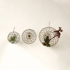 Round Hanging Wire Basket Set of 3